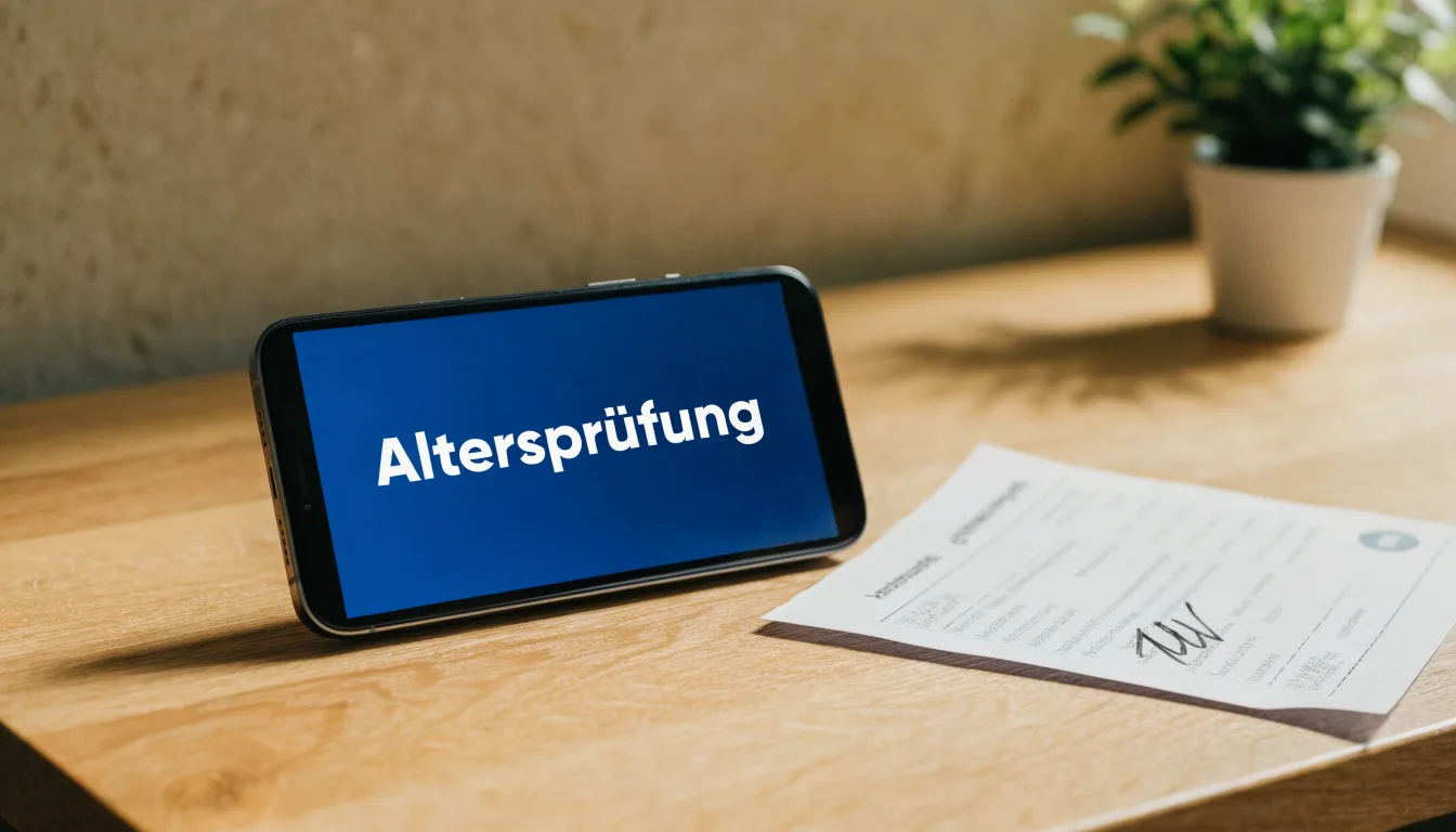 Ein altes Vorhängeschloss hängt an einer verwitterten Holztür, daneben wächst Efeu.